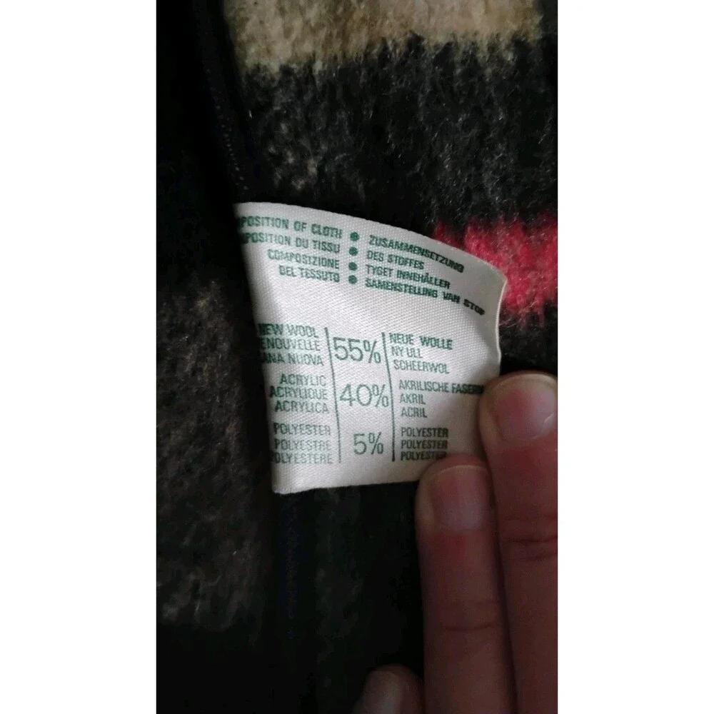 Vtg Child’s The Scotch House Winter Coat Boys Green Wool Hooded Sz 5 Preppy UK